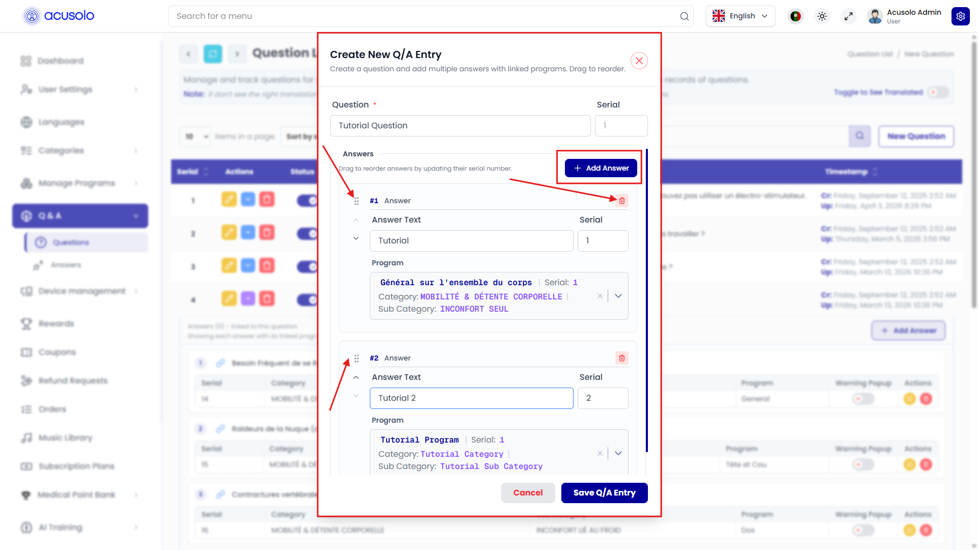 Create Q/A — stage C