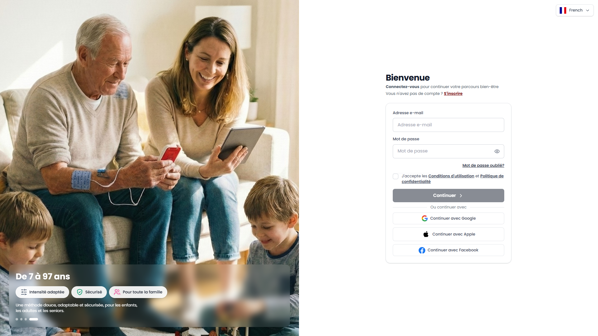 Web app onboarding preview