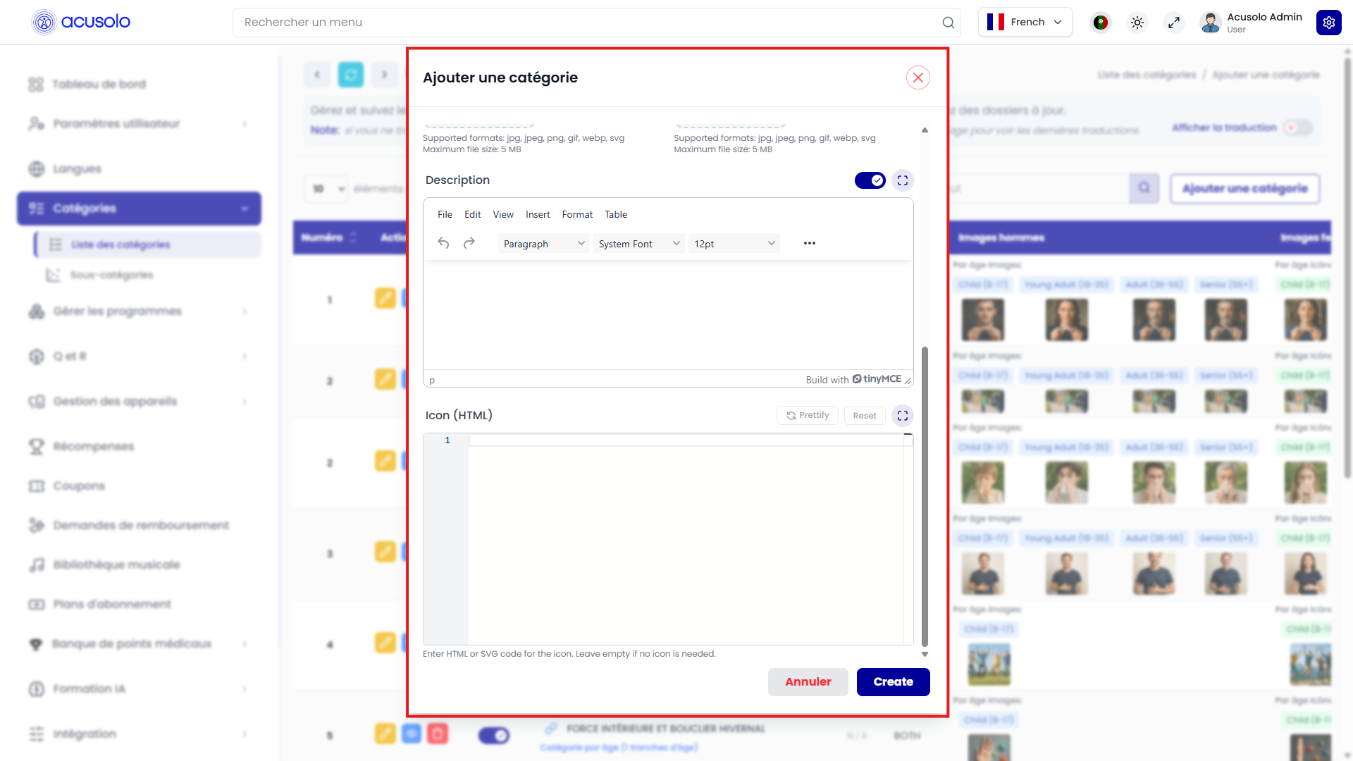 New category create modal - part 2